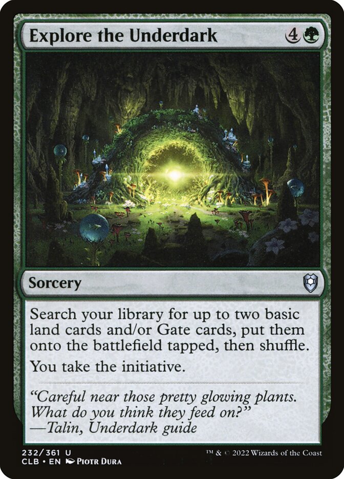 Explore the Underdark card front