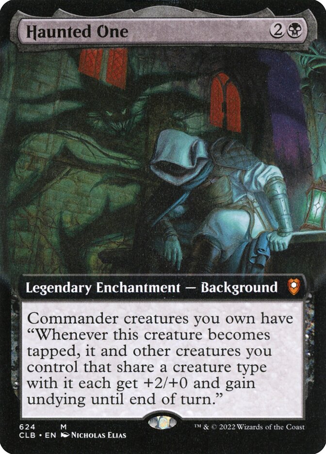 Haunted One card front