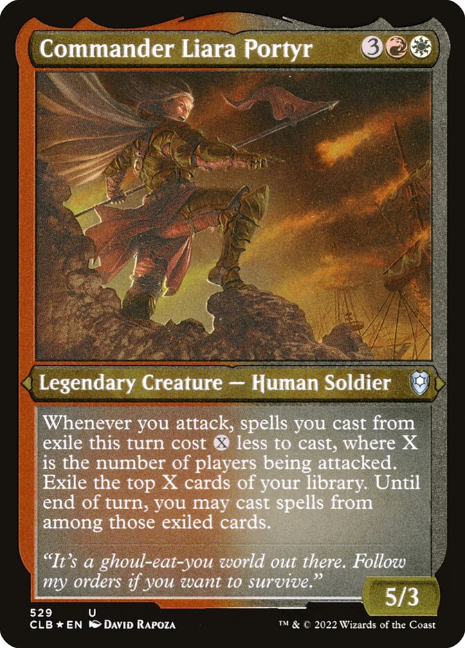 Commander Liara Portyr card front