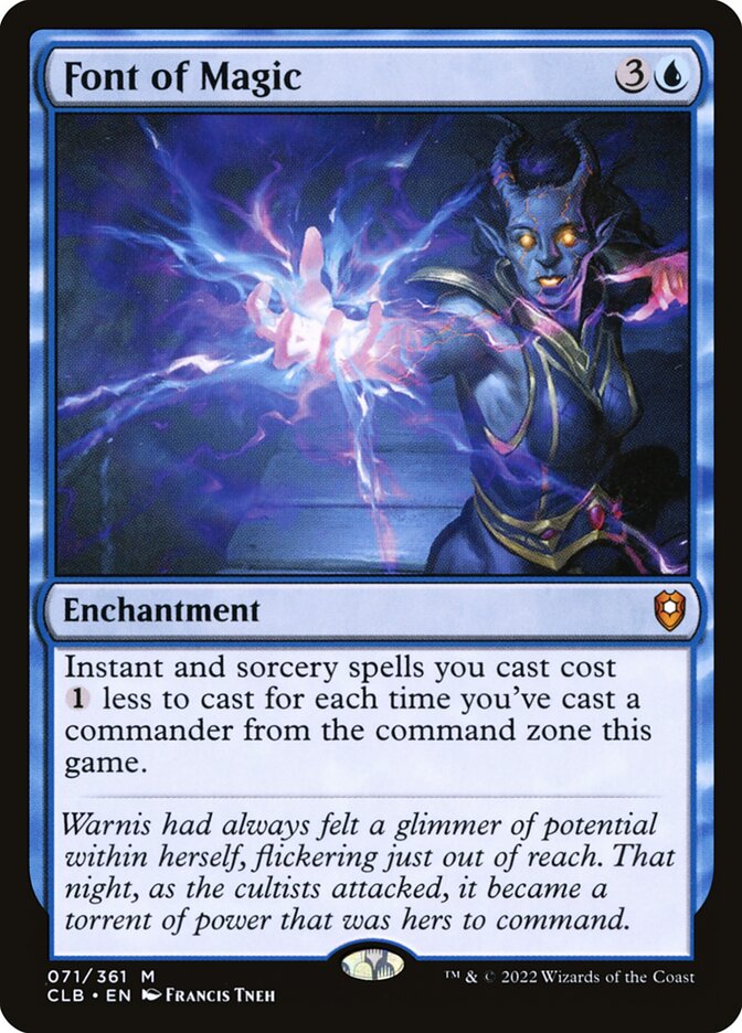 Font of Magic card front