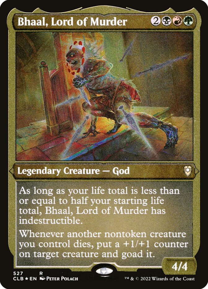 Bhaal, Lord of Murder card front