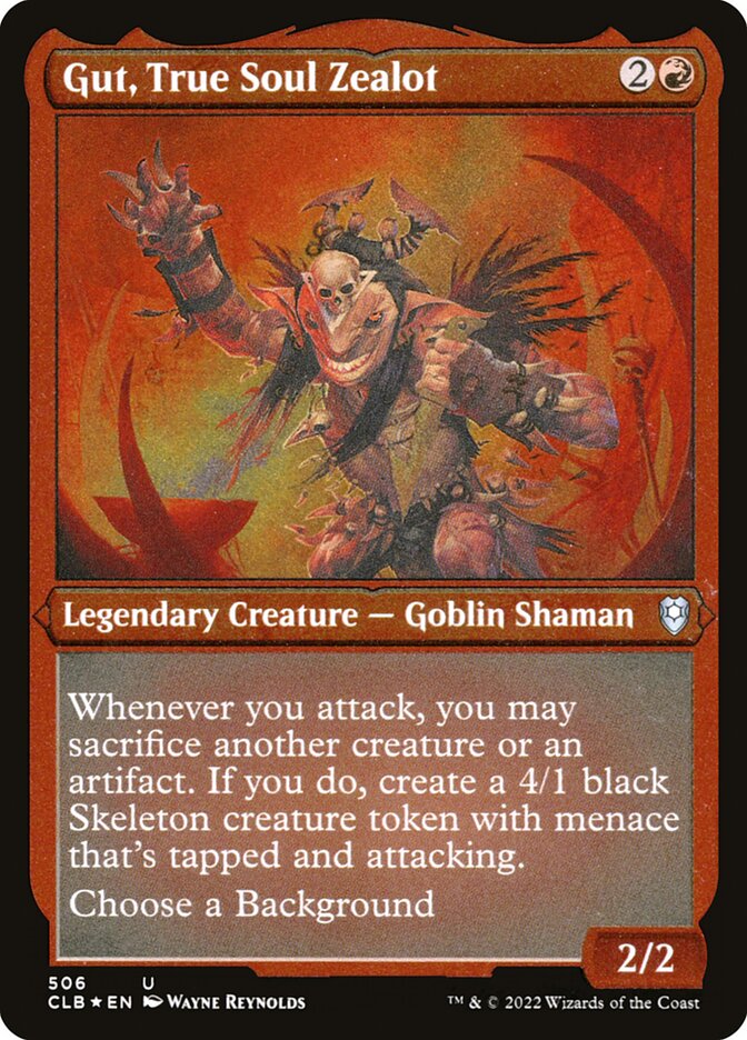 Gut, True Soul Zealot card front