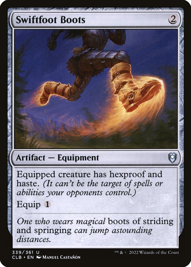 Swiftfoot Boots card front