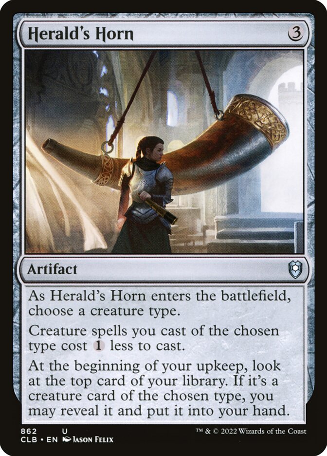 Herald's Horn card front
