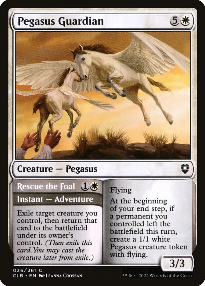 Pegasus Guardian card front