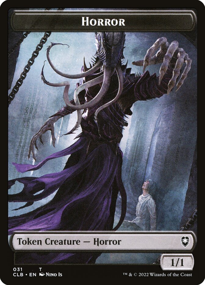 Horror card front