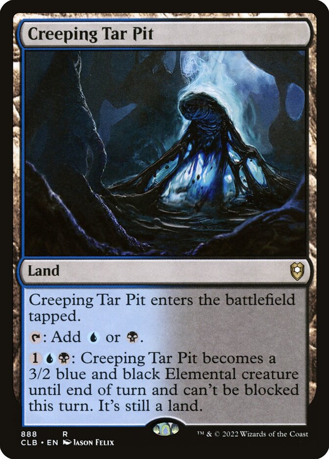 Creeping Tar Pit card front
