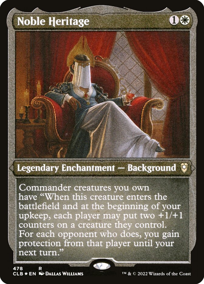 Noble Heritage card front