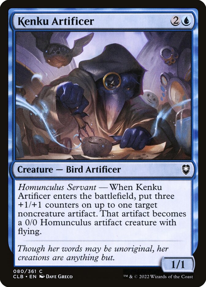 Kenku Artificer card front