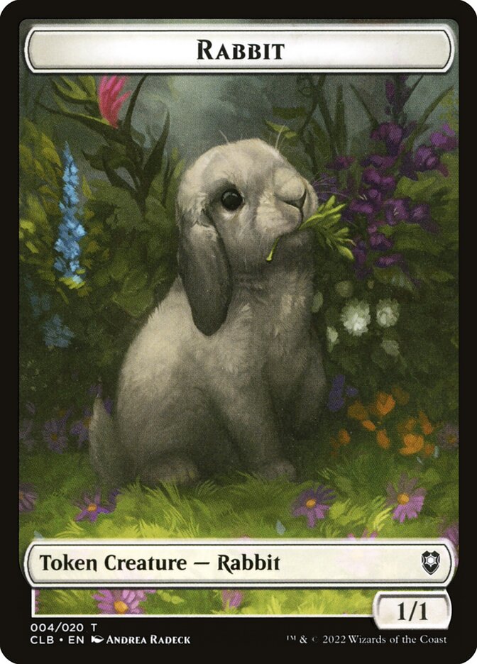 Rabbit card front