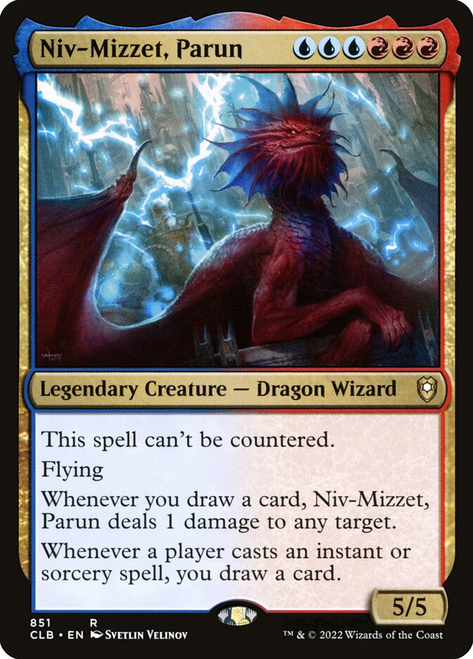 Niv-Mizzet, Parun card front
