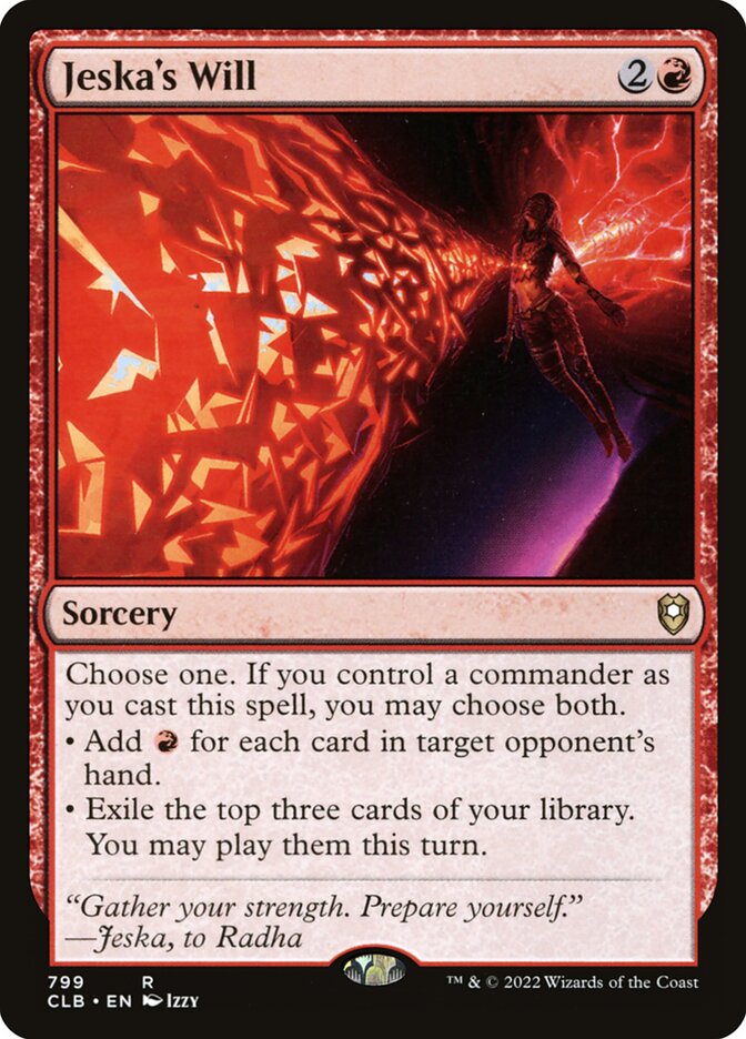 Jeska's Will card front