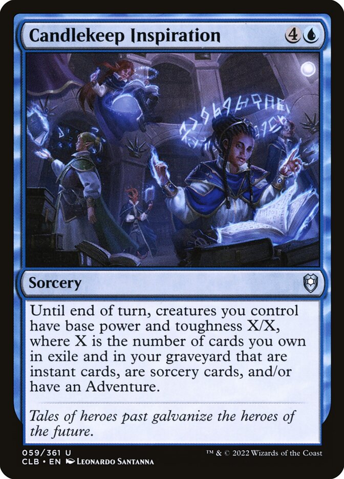Candlekeep Inspiration card front