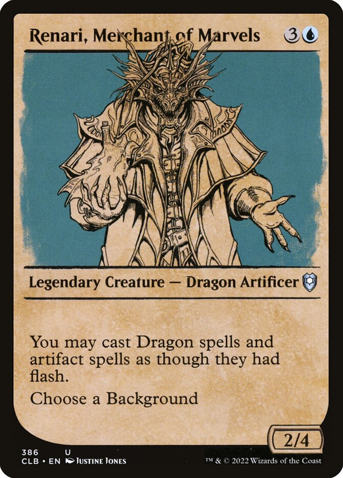 Renari, Merchant of Marvels card front