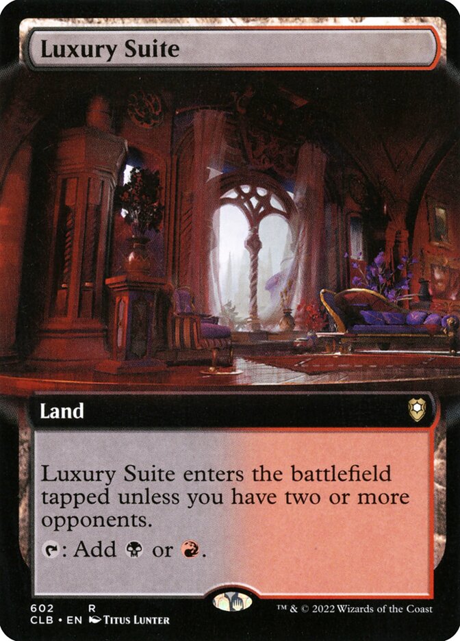 Luxury Suite card front