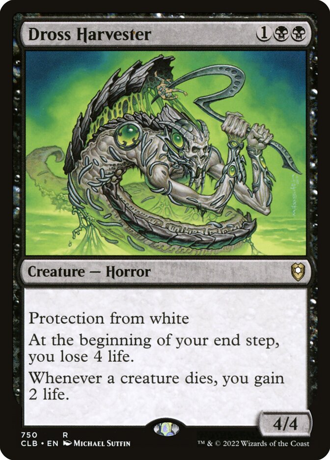 Dross Harvester card front