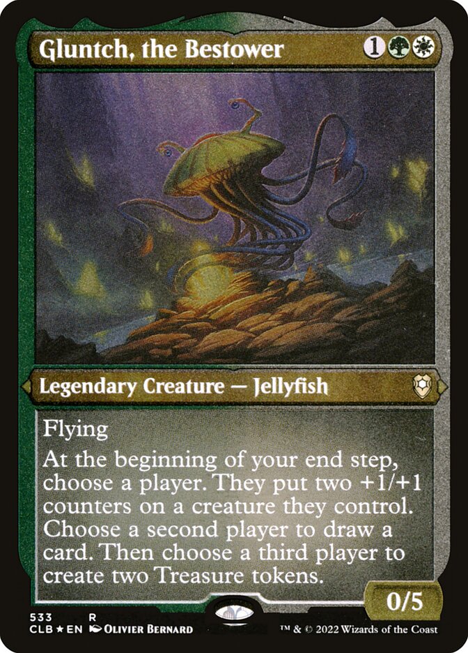 Gluntch, the Bestower card front