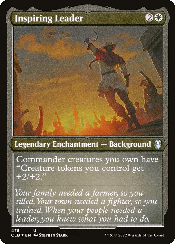 Inspiring Leader card front