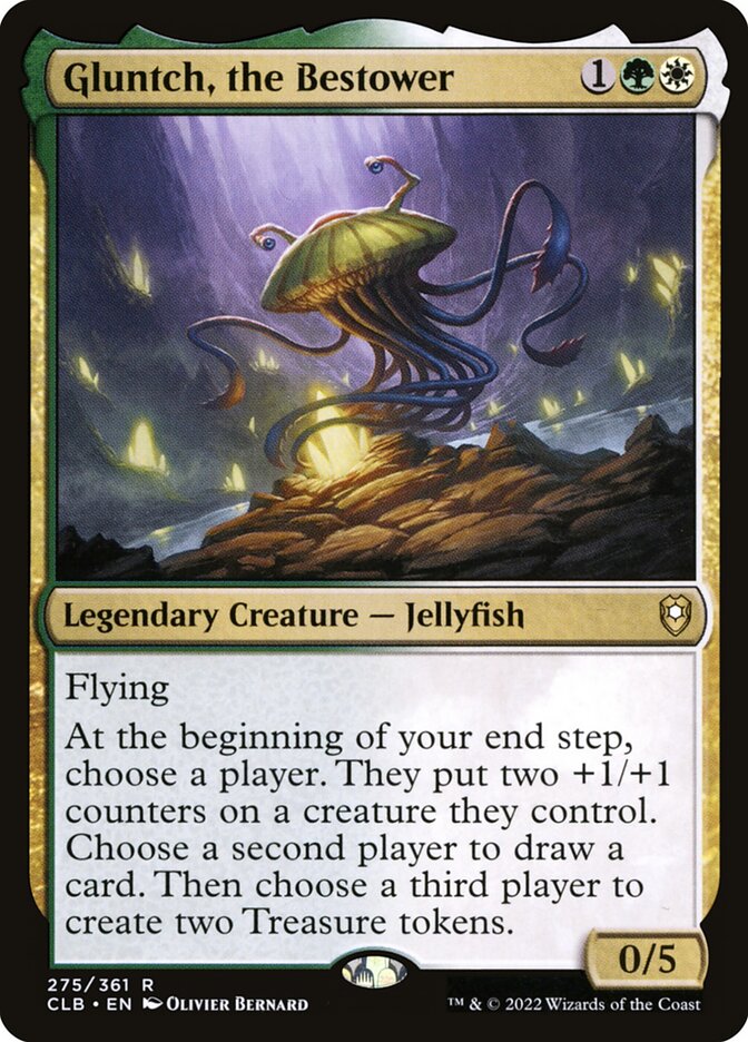 Gluntch, the Bestower card front