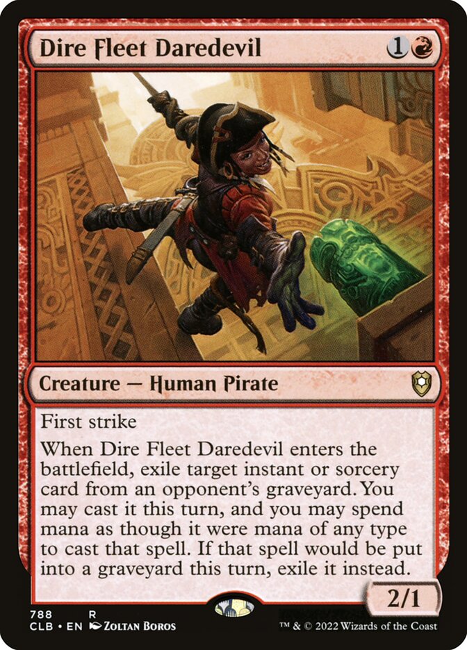 Dire Fleet Daredevil card front
