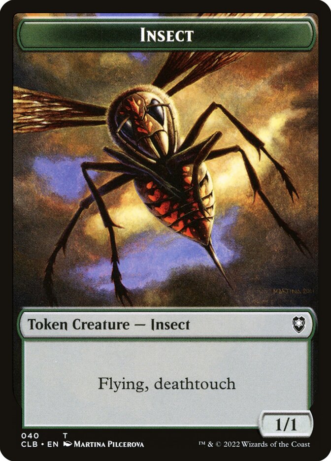 Insect card front
