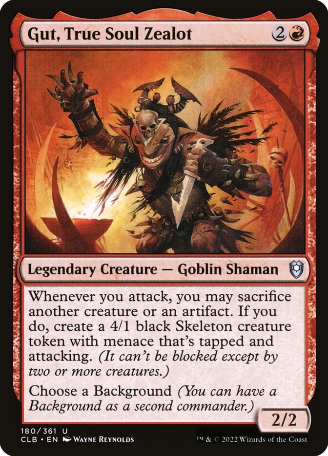 Gut, True Soul Zealot card front