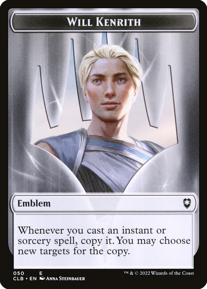 Will Kenrith Emblem card front