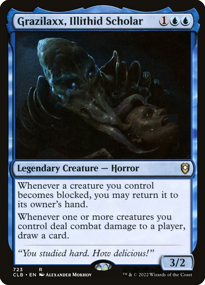 Grazilaxx, Illithid Scholar card front