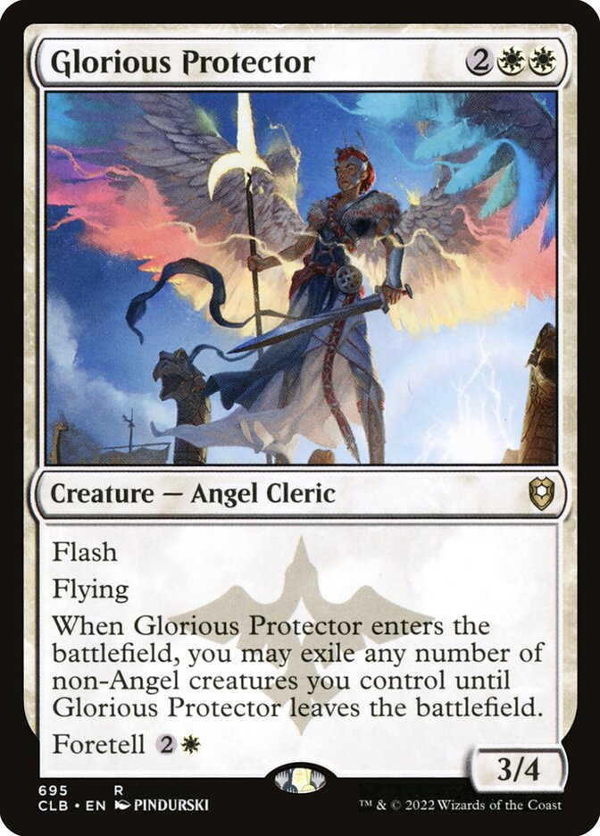 Glorious Protector card front