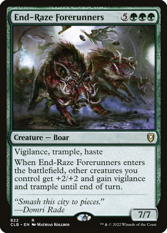 End-Raze Forerunners card front
