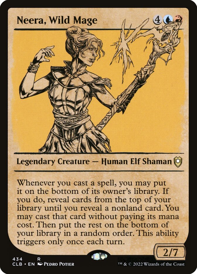 Neera, Wild Mage card front