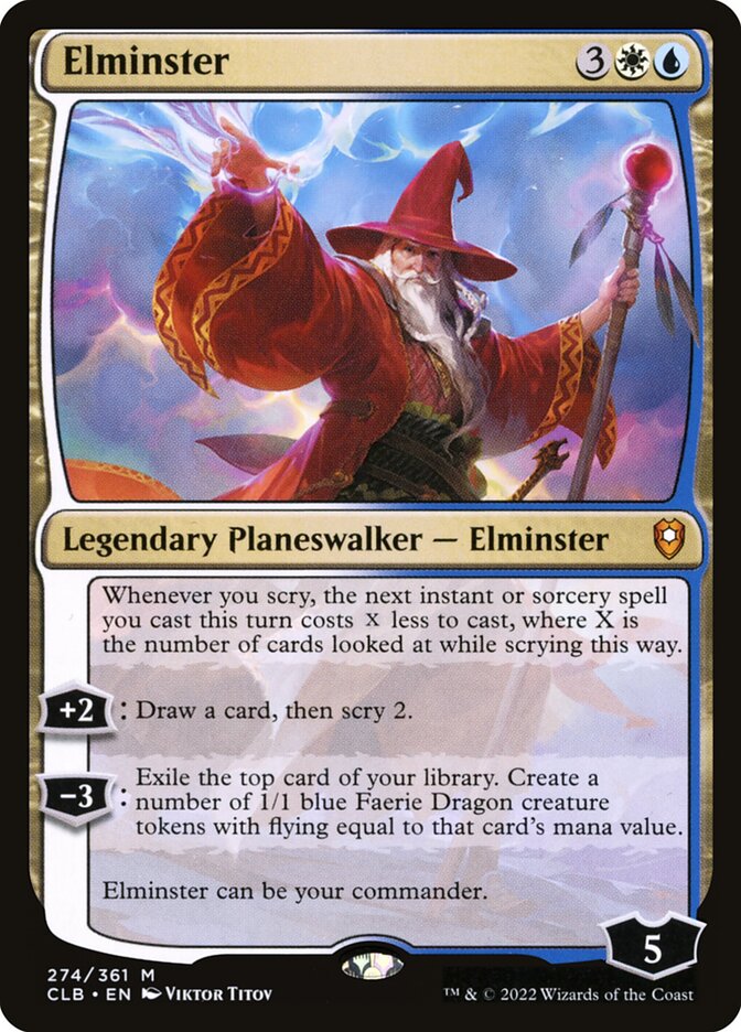 Elminster card front