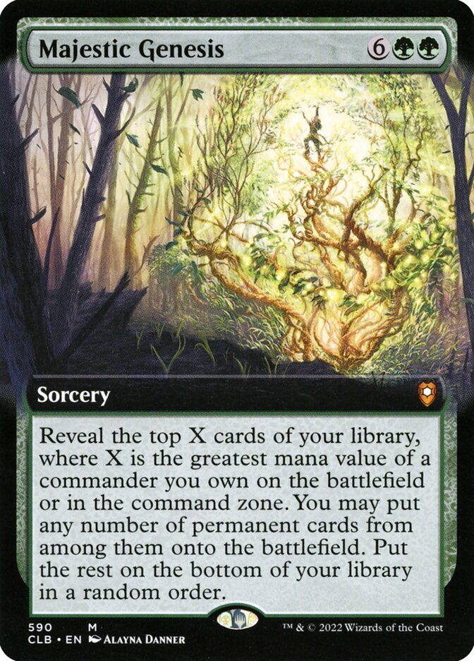 Majestic Genesis card front