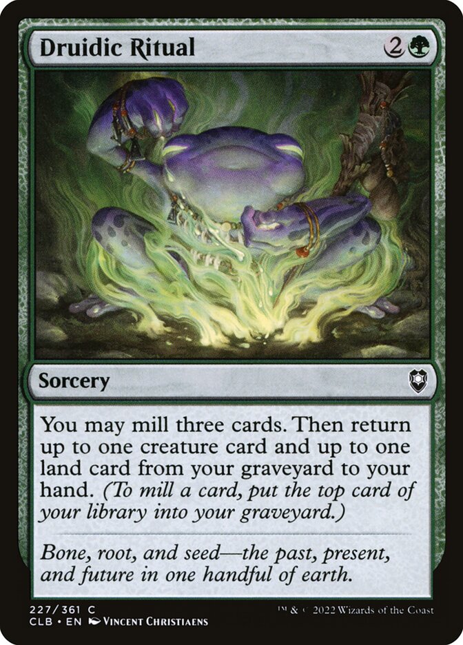 Druidic Ritual card front