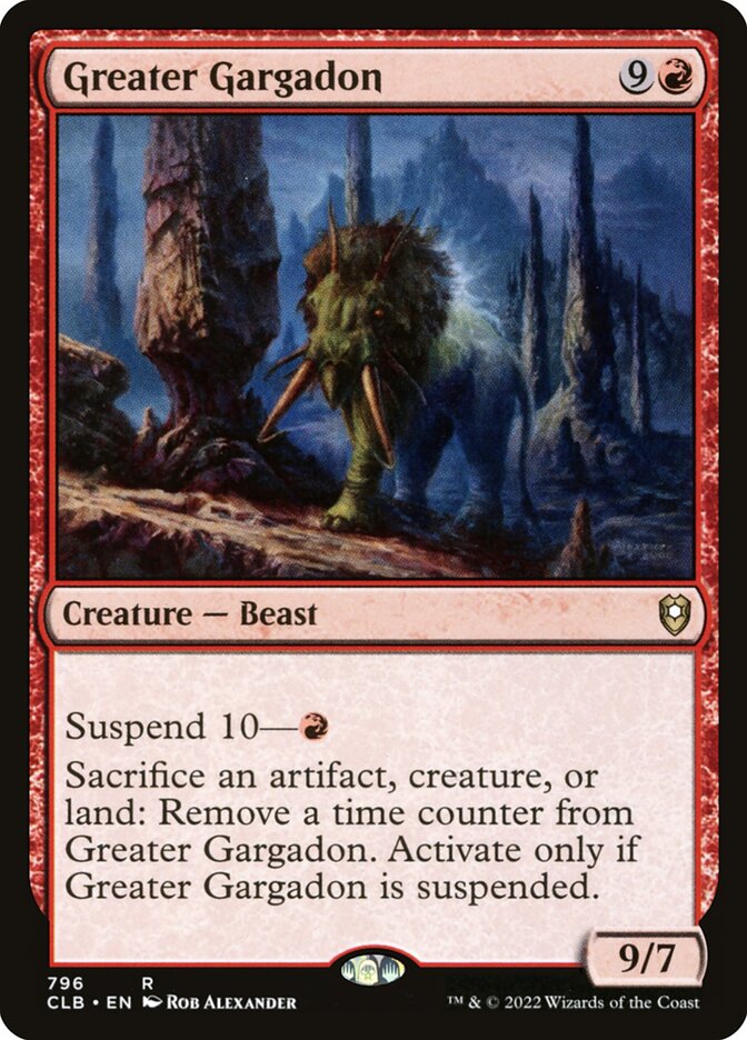 Greater Gargadon card front