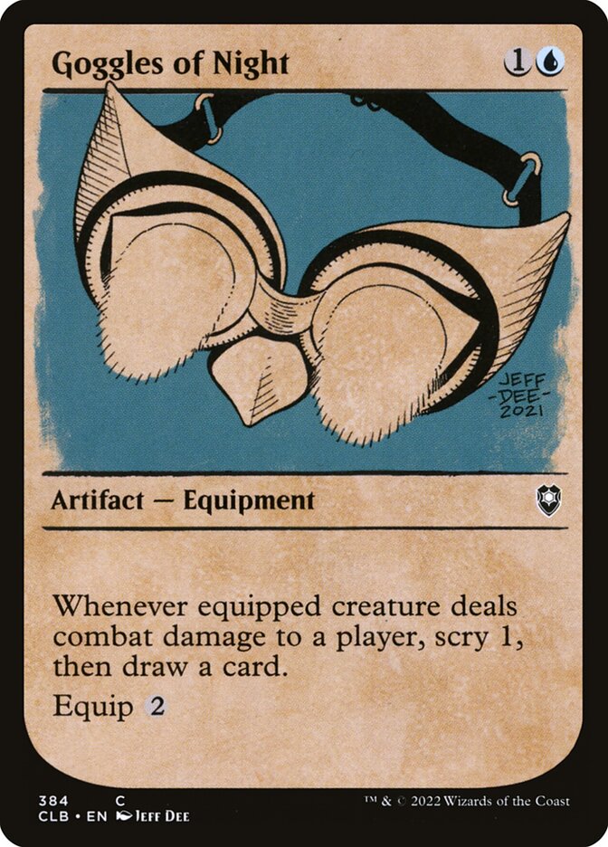 Goggles of Night card front