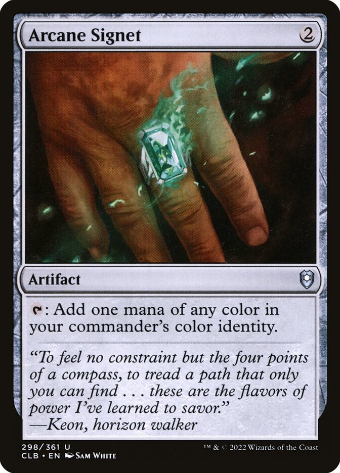 Arcane Signet card front