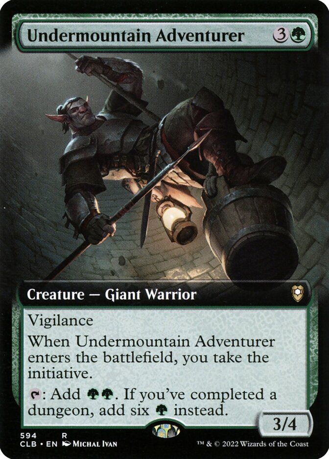 Undermountain Adventurer card front