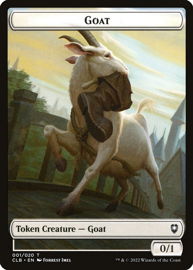 Goat card front