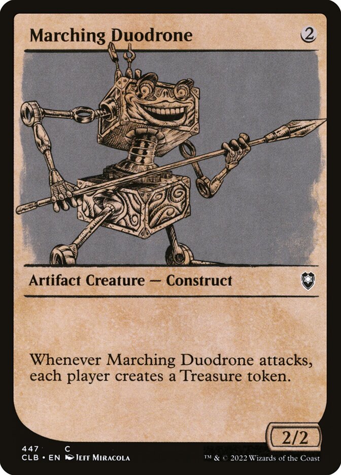 Marching Duodrone card front