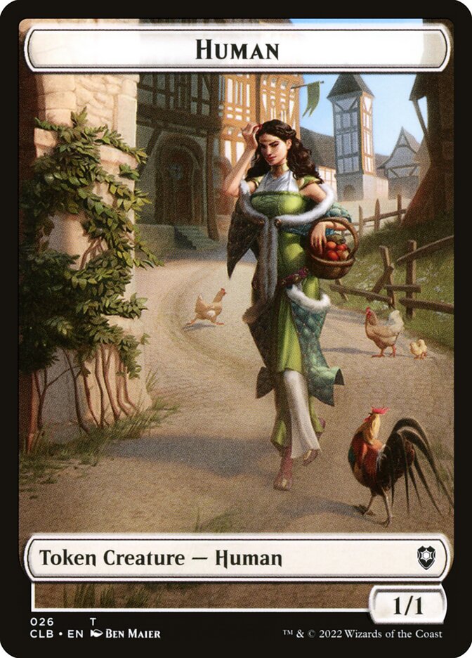 Human card front