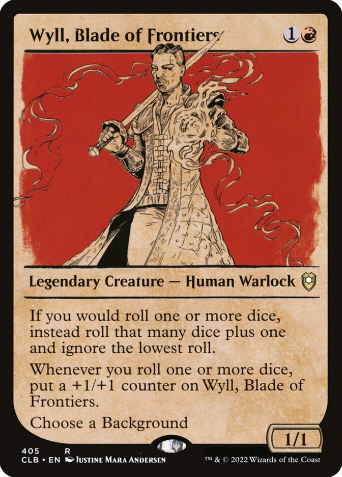 Wyll, Blade of Frontiers card front