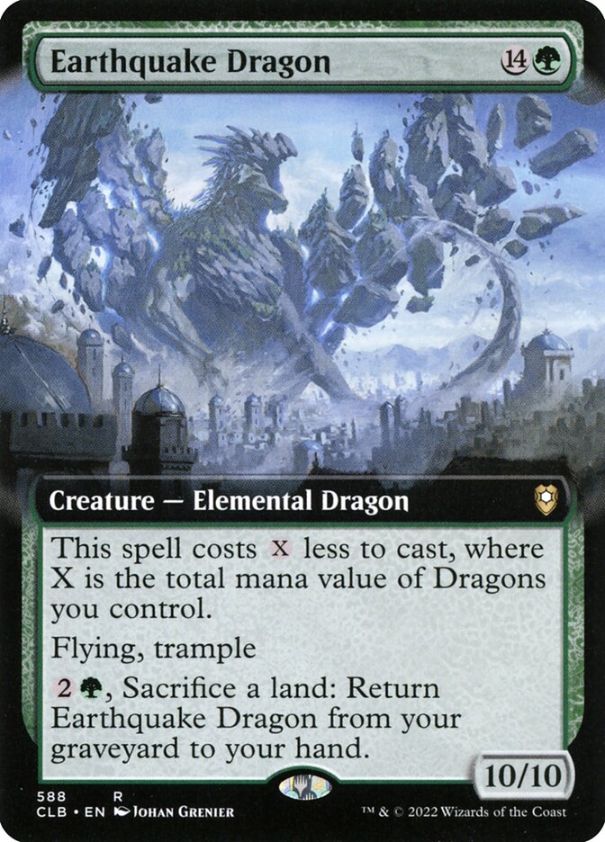 Earthquake Dragon card front