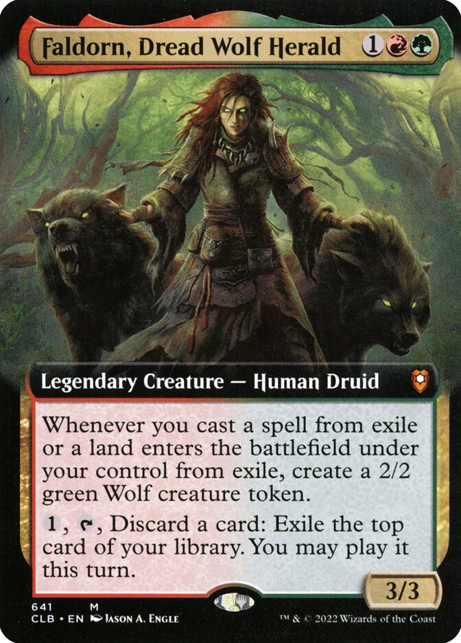 Faldorn, Dread Wolf Herald card front
