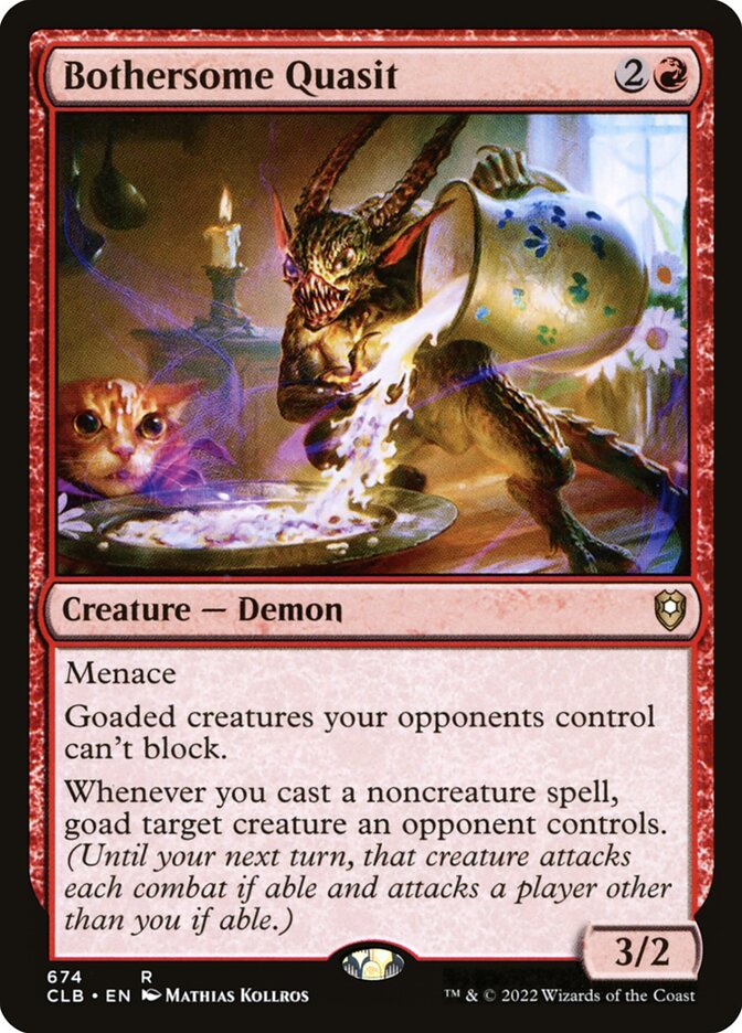 Bothersome Quasit card front