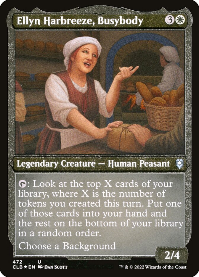 Ellyn Harbreeze, Busybody card front