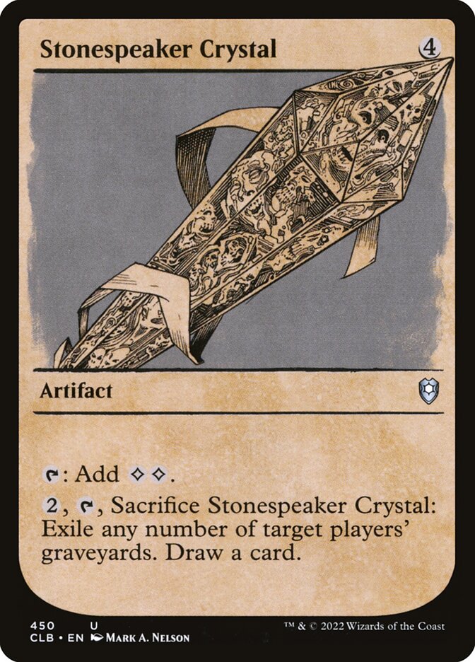 Stonespeaker Crystal card front