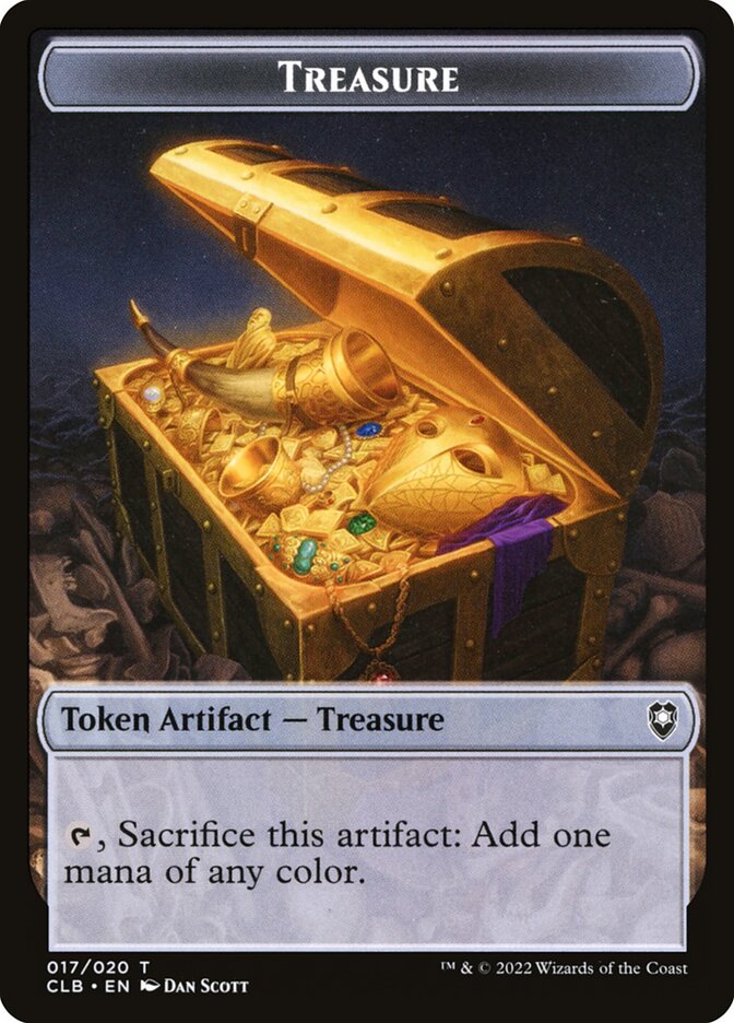 Treasure card front