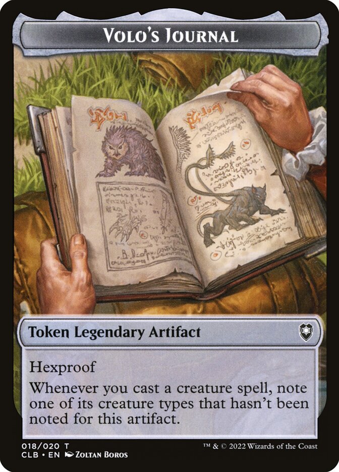 Volo's Journal card front