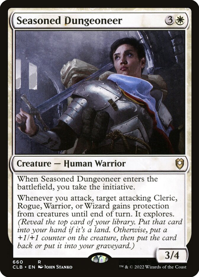 Seasoned Dungeoneer card front
